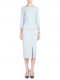 Roland Mouret - Ardingly Three-Quarter Sleeve Dress at Saks Fifth Avenue